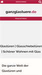 Mobile Screenshot of ganzglastuere.de